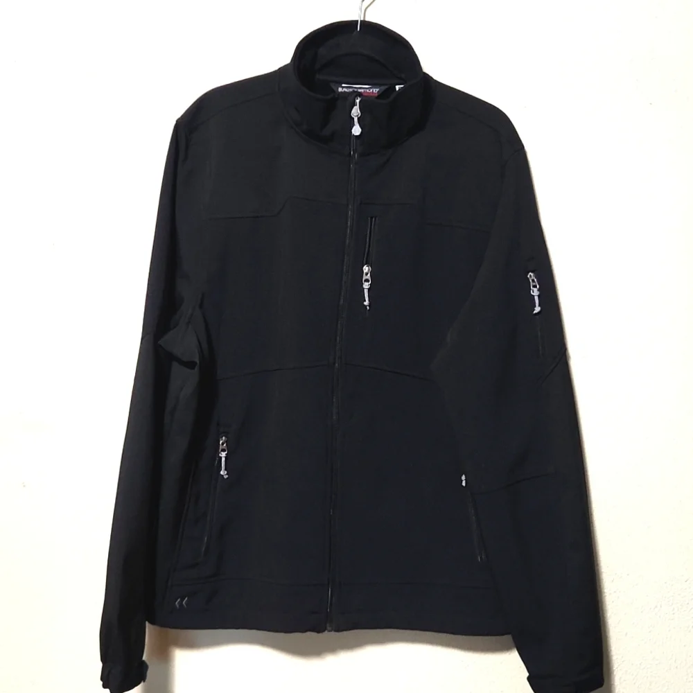 Black Diamond Double Diamond Men's Black Zip Up Jacket Size XL EUC